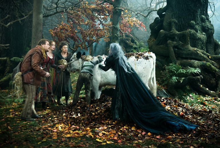 Fırıncı, karısı, Jack ve ineği Milky White, Jack'in annesi ve cadı.