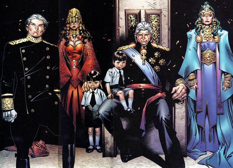 House of M'deki Quicksilver, Srarlet Witch, Magneto Polaris ve Wanda'nın ikizleri.