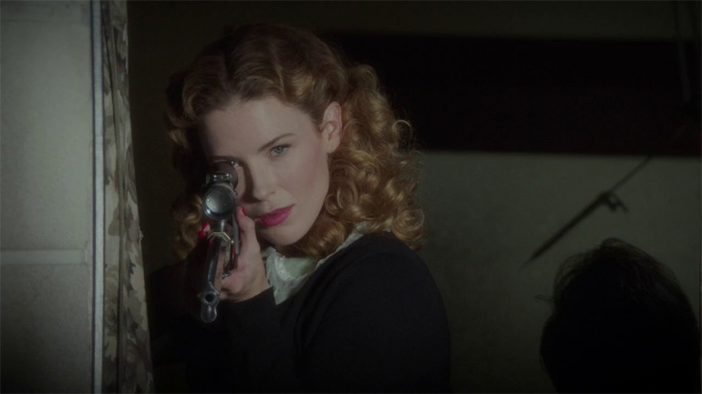 Agent Carter'ın ilk sezonunda Bridget Regan'ın canlandırdığı Dottie Underwood adlı Black Widow.