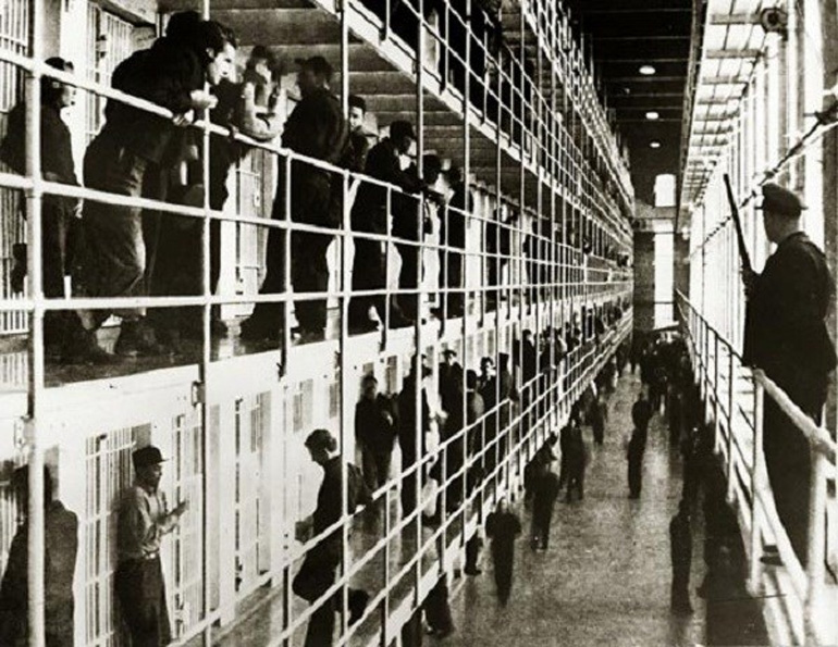 San Quentin Hapishanesi'nin içi