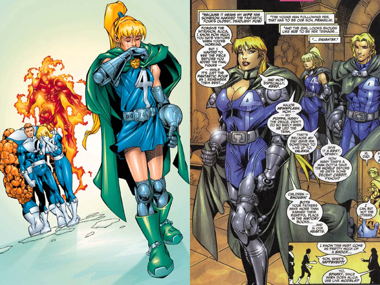 Valeria von Doom (Marvel Girl) ve Baroness Susan von Doom. İşte paralel evren böyle bir şey.
