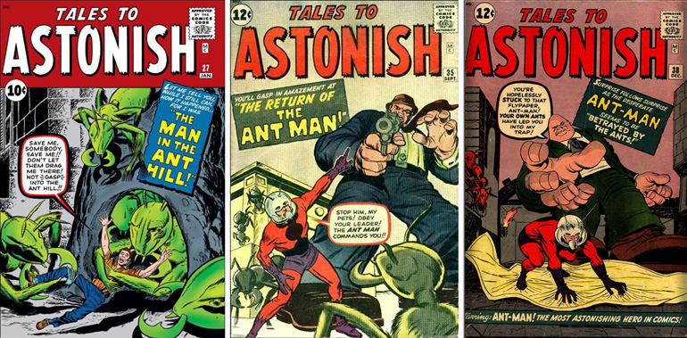 Ant-Man'in okuyucuyla tanıştığı Tales to Astonish