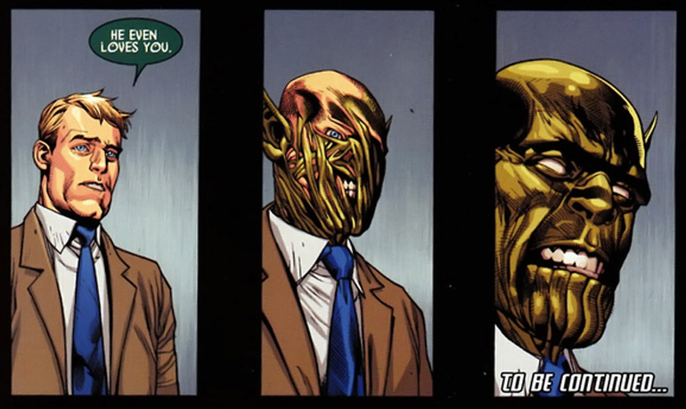 Dr Pym kılığında Skrull. Secret Invasion #1 (2008)