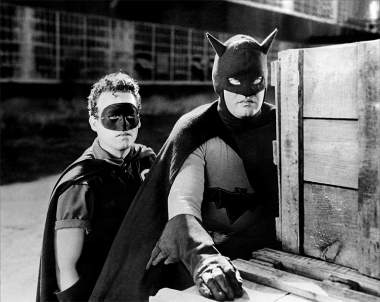 Batman rolünde Robert Lowery (1949)