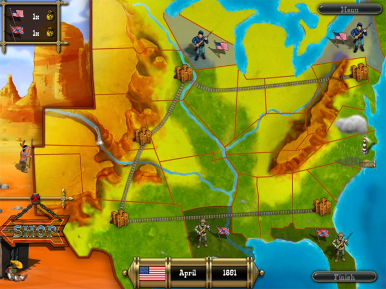 Oyunun harita ekranı