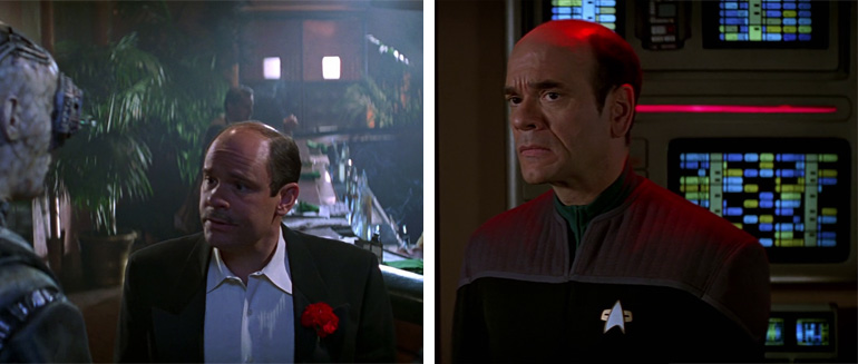 Star Trek Voyager'dan misafir oyuncular: Ethan Phillips ve Robert Picardo