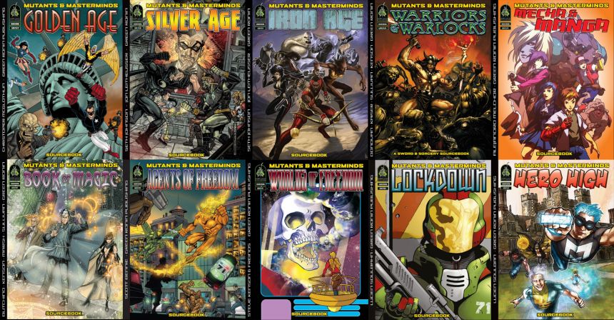Mutants & Masterminds'ın birbirinden güzel yan kitaplarıyla tanışın!