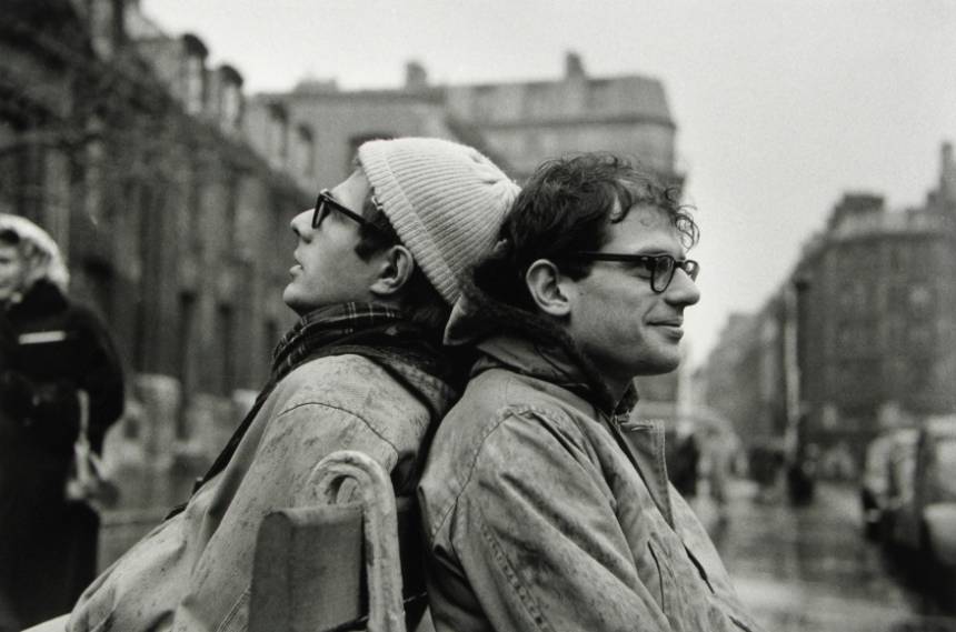 Beat Hotel zamanlarında Jack Kerouac ve Allen Ginsberg