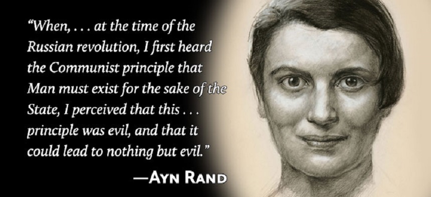 Mesele Sovyet Rusya olduğunda Ayn Rand ve Andrew Ryan arasında fark kalmıyo...