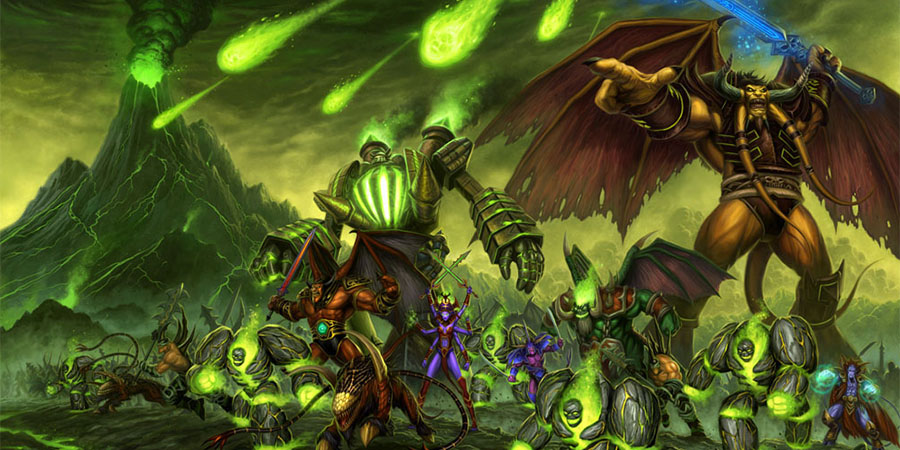 Aşağıdakilerden hangisi Sargeras'ın iblisler ordusu burning legionun icraatlarından biri değildir?