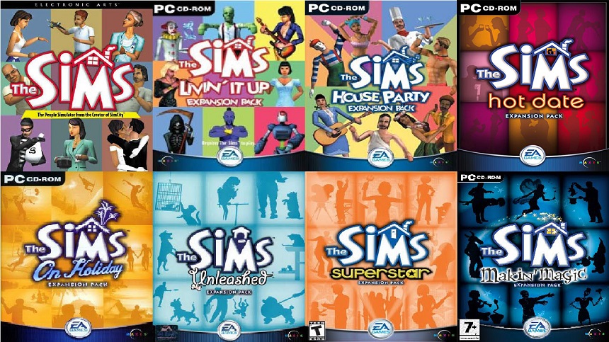 The Sims bütün ek paketleri