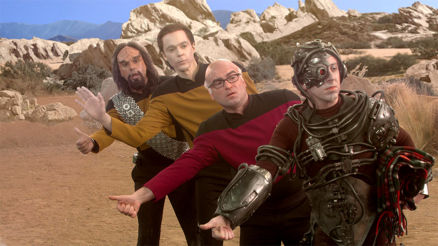 Big Bang Theory'de kafadarların Star Trek cosplay'i yaptıkları harika bölüm (s06e13)