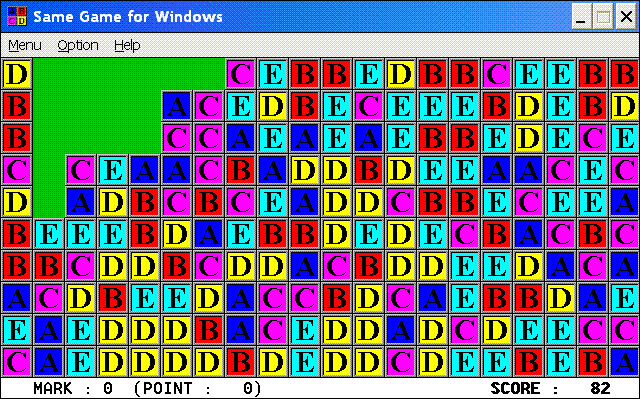 SameGame - Windows 3.1 Versiyonu (1993)